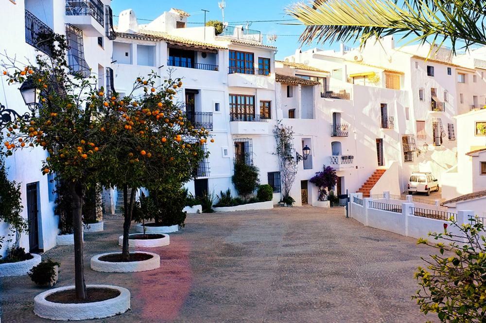 Altea Town House Deluxe Sea View Villa Bagian luar foto